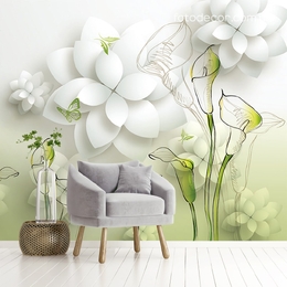 Выбрать фотообои на стену Зелёные в интернет магазине Fotodecor