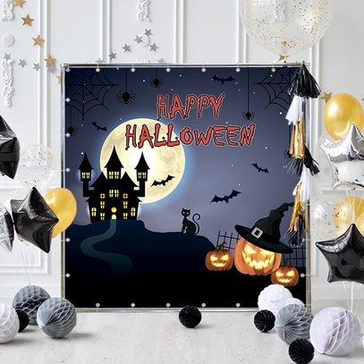 Фотозона Замок Хеллоуин от магазина  Fotodecor