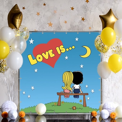 Фотозона Любовь от магазина  Fotodecor