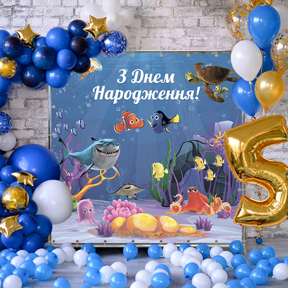 Фотозона В поисках Немо от магазина  Fotodecor
