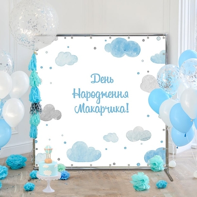 Фотозона С тучками от магазина  Fotodecor