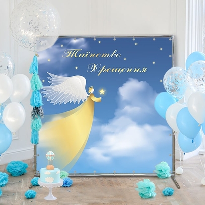 Фотозона Ангел и звёзды от магазина  Fotodecor