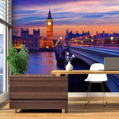 Фотообои для стен Лондонский мост от студии интерьерного декора Fotodecor