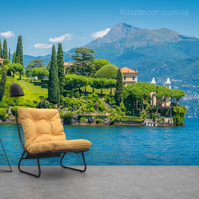 Фотообои для стен Вилла на побережье от студии интерьерного декора Fotodecor