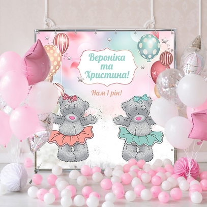 Фотозона Для двойняшек от магазина  Fotodecor