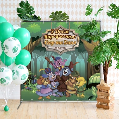Фотозона Мишки Гамми от магазина  Fotodecor
