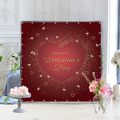 Фотозона С блестящим сердцем от магазина  Fotodecor