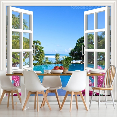 Фотообои для стен Вид на море от студии интерьерного декора Fotodecor