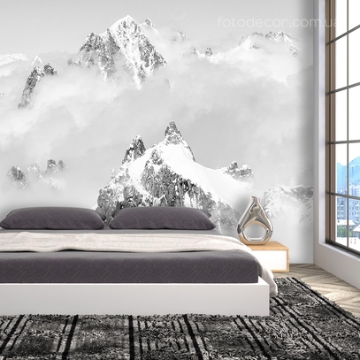Фотообои для стен Горные вершины от студии интерьерного декора Fotodecor