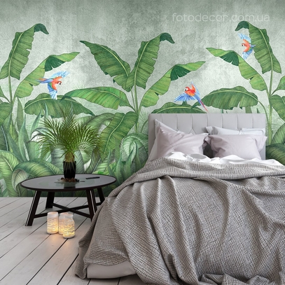 Фотообои для стен Банановые листья от студии интерьерного декора Fotodecor