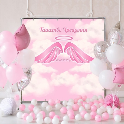 Фотозона На крещение девочке от магазина  Fotodecor