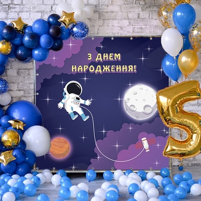Фотозона Космонавт от магазина  Fotodecor