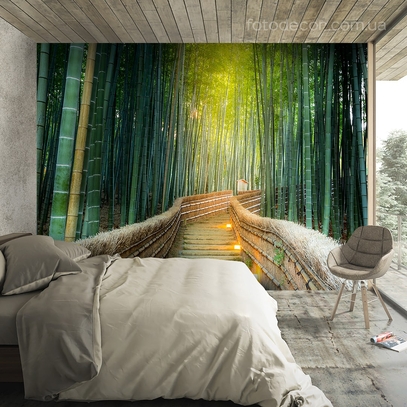 Фотообои для стен Бамбуковый лес от студии интерьерного декора Fotodecor